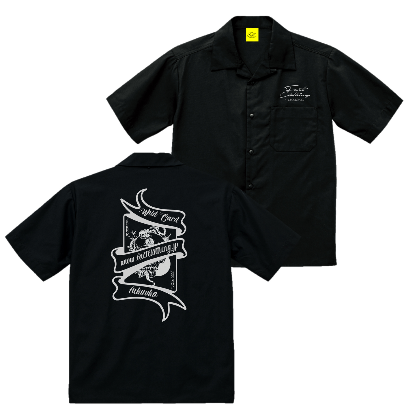 "Wild card" T/C オープンカラー S/S