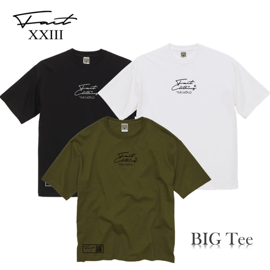 ”BIGシルエット Simple Logo S/S Tee