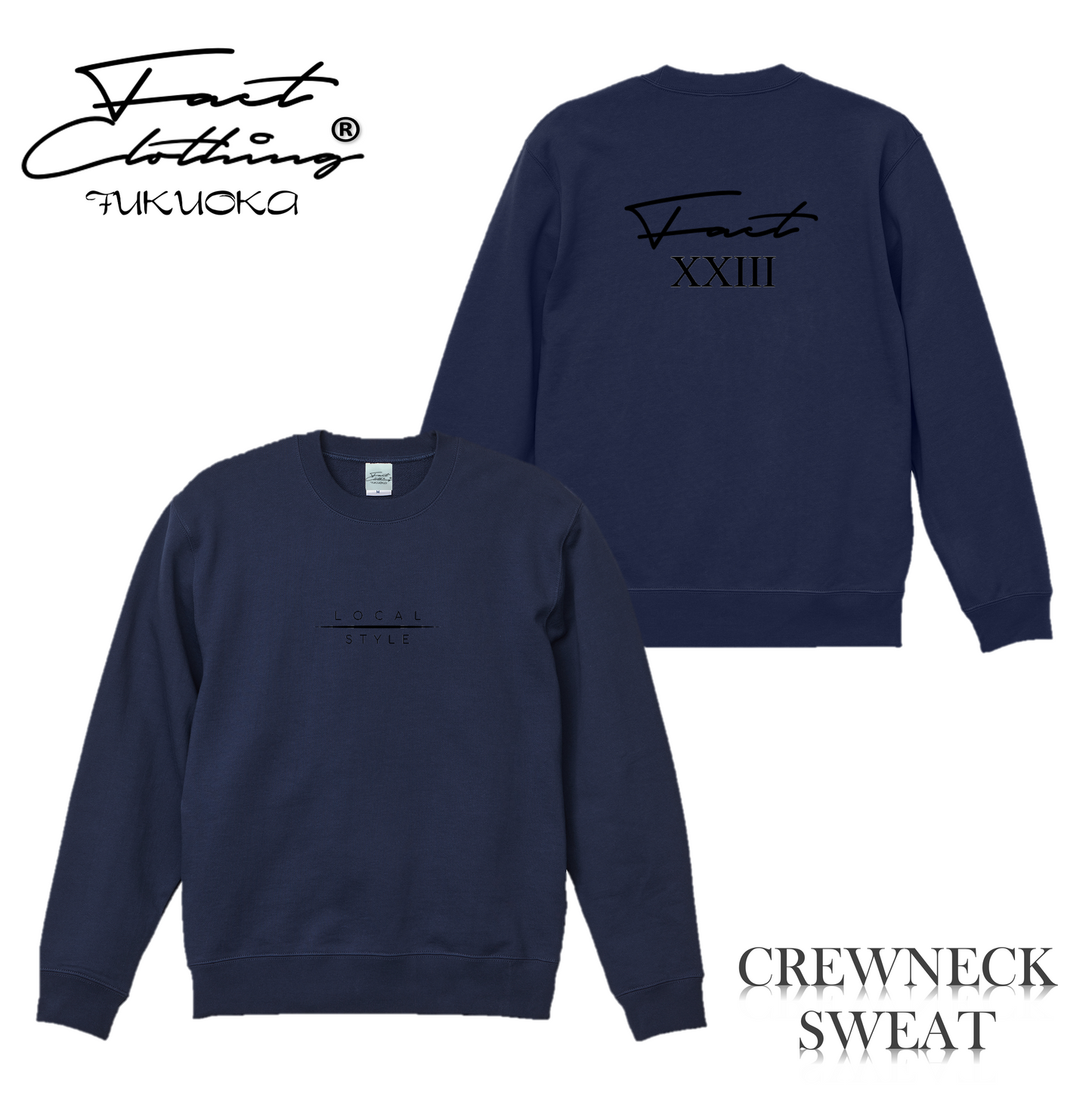 ”LOCAL STYLE" クルーネック スウェット