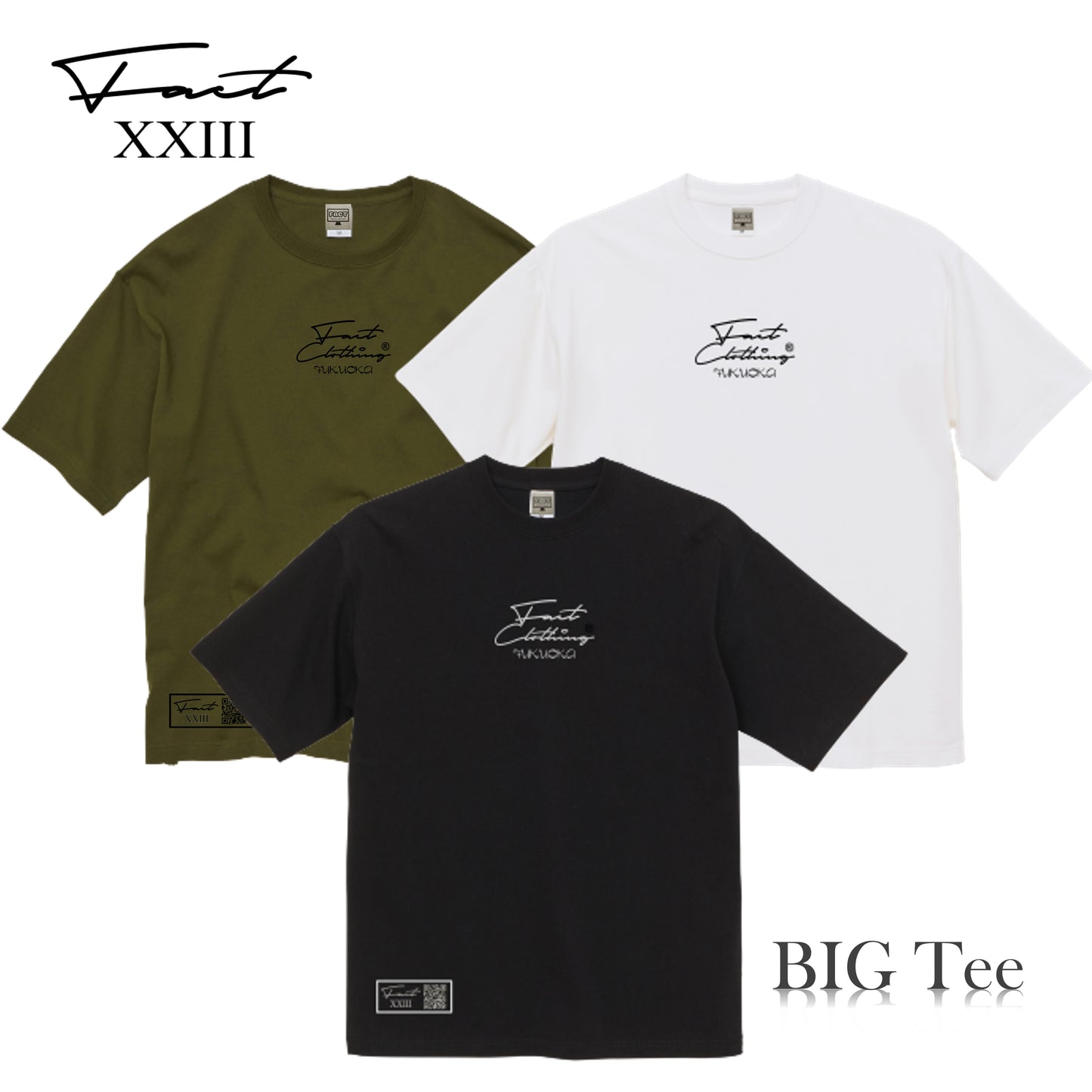 ”BIGシルエット Simple Logo S/S Tee