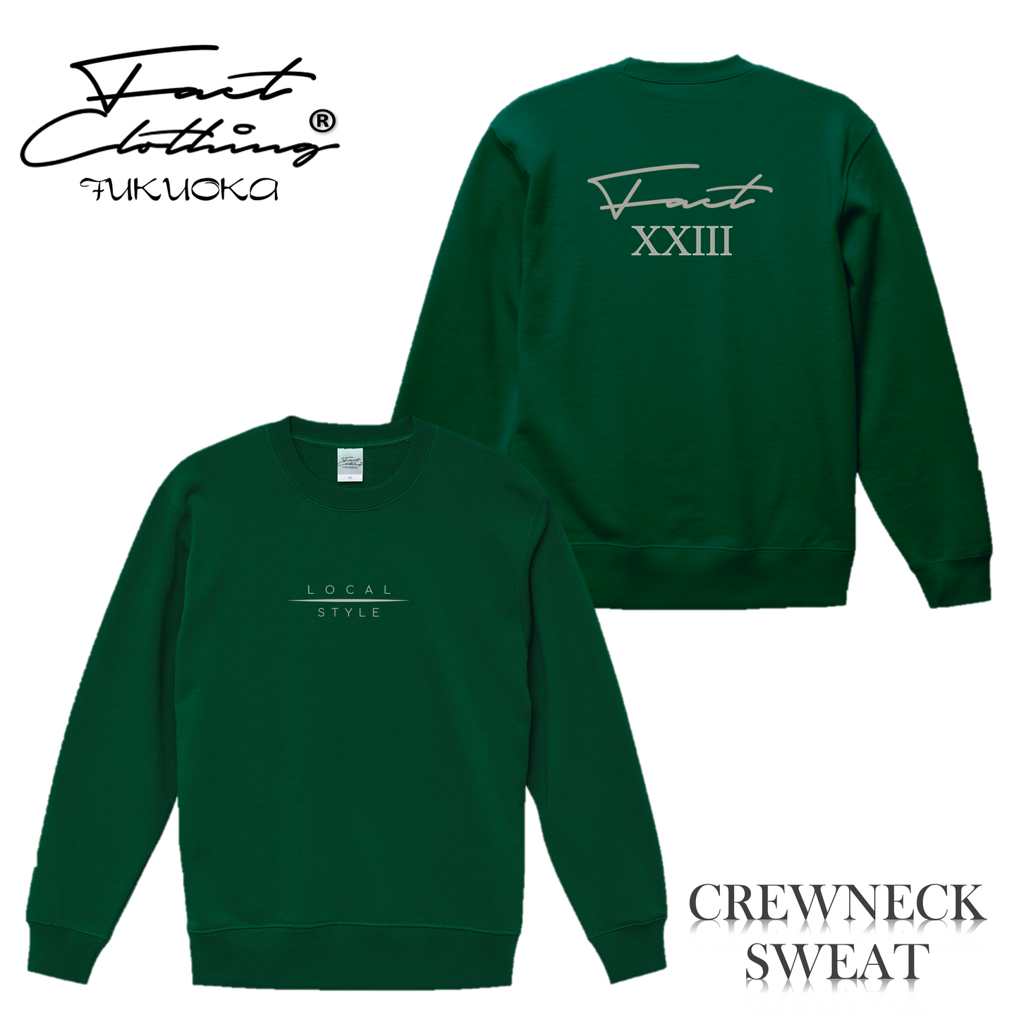 ”LOCAL STYLE" クルーネック スウェット