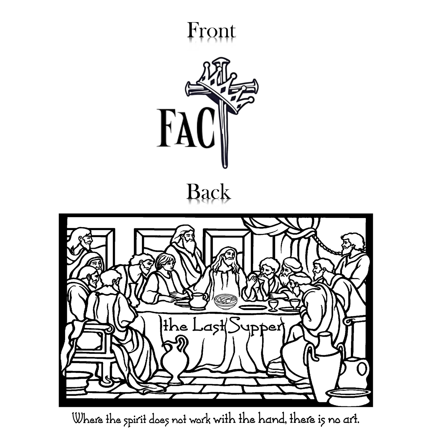 " the Last Supper"S/S 6.2oz