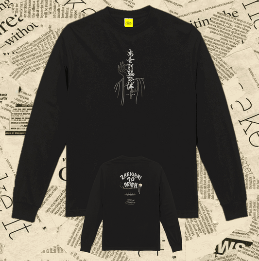 "ZARIGANI なんまいだぁ L/S shirt"