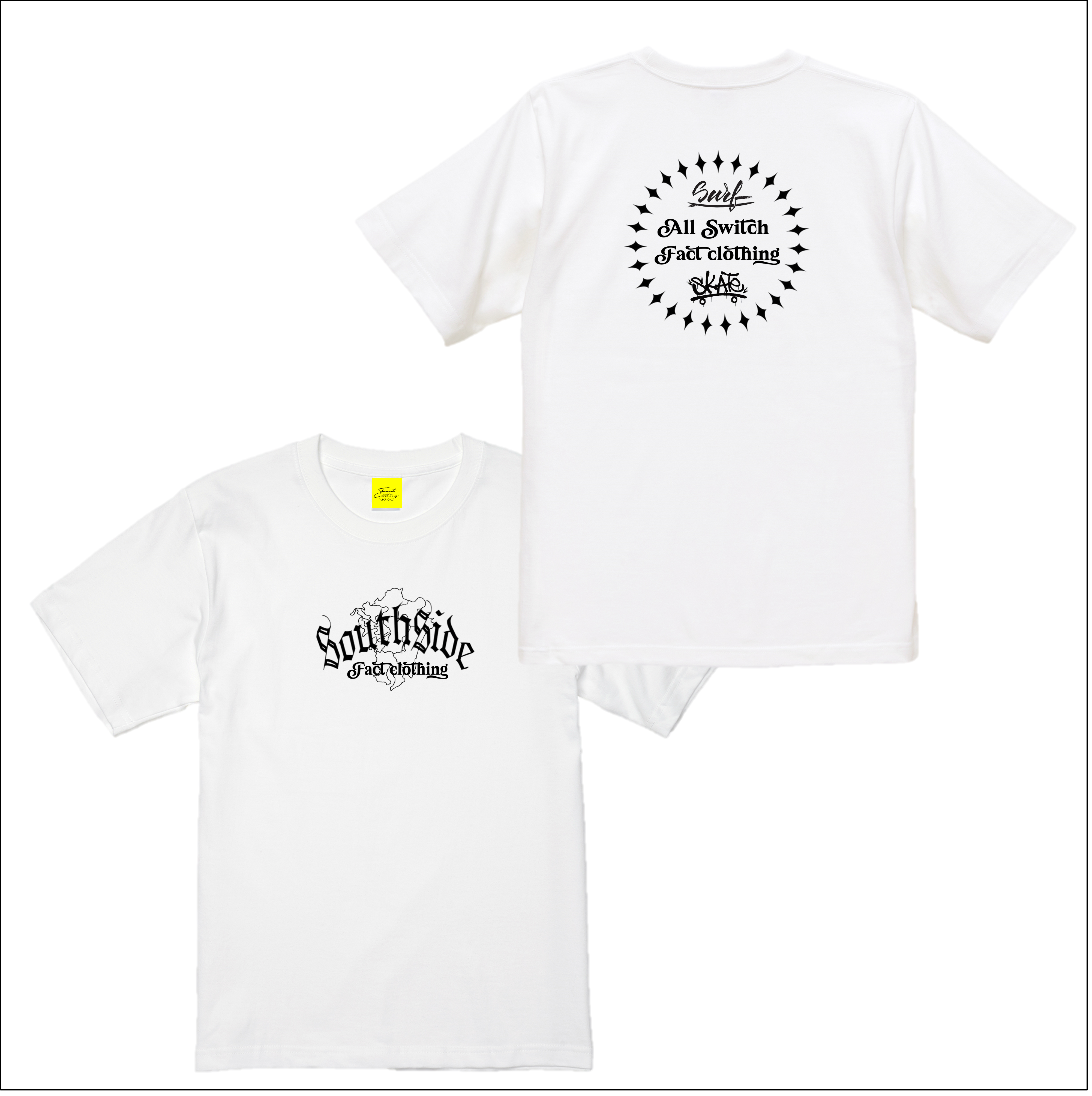FACT Lサイズ　Tシャツ FACT Clothing Tシャツ｜日本製ユニセックスストリートデザイン