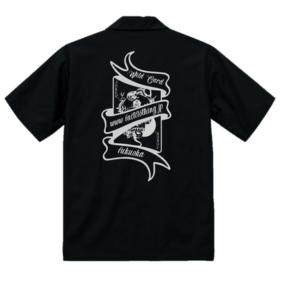 "Wild card" T/C オープンカラー S/S