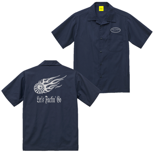 "8ball" T/C オープンカラー S/S